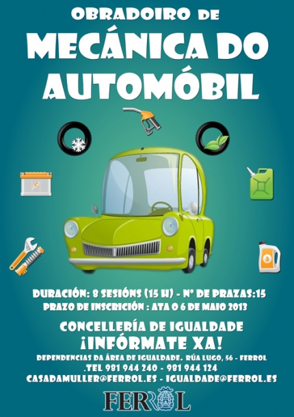 Obradoiro de mecánica do automóbil