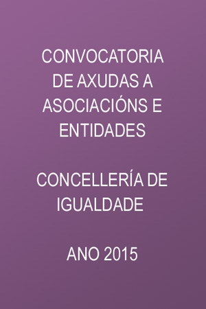 CONVOCATORIA DE AXUDAS A ASOCIACIÓNS E ENTIDADES