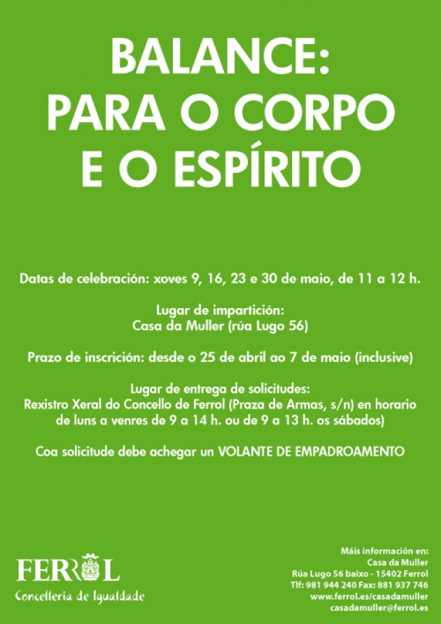 Balance: Para o corpo e o espírito